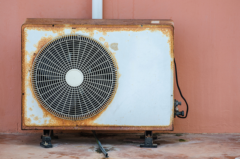 Rusty A/C Unit
